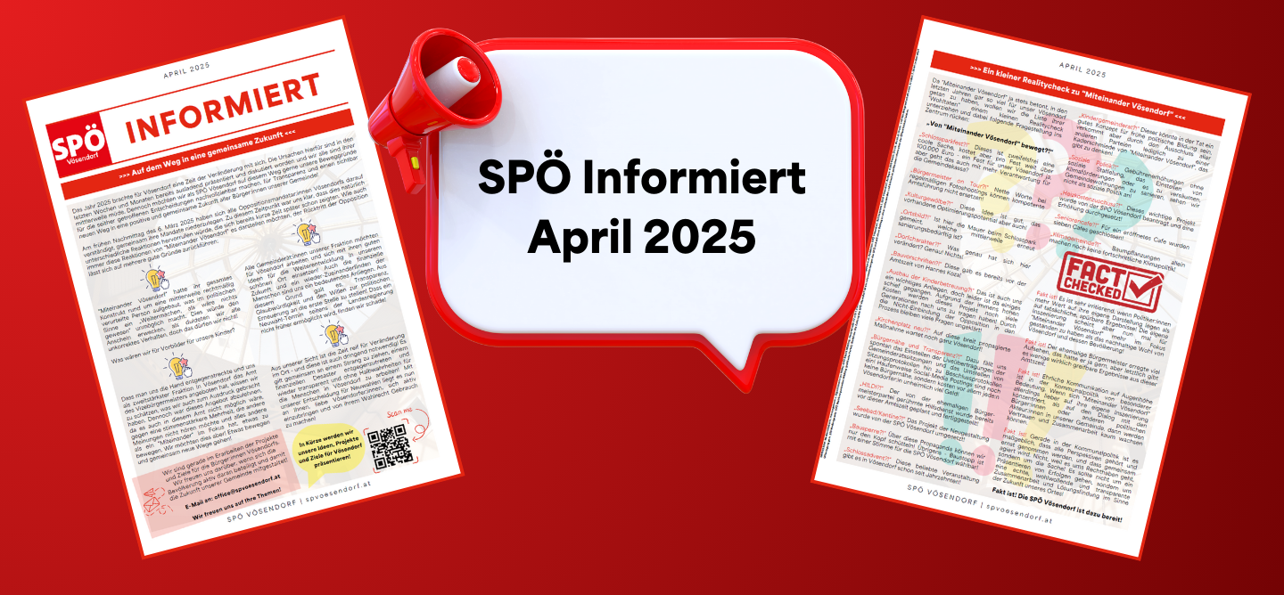 SPÖ Informiert April 2025